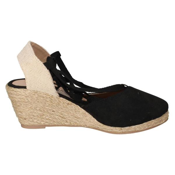 Savannah Ladies Savannah High Espadrille Wedge Sandals F2294