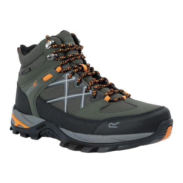 Regatta Mens Samaris III Walking Boots - Dark Khaki/Fox - 