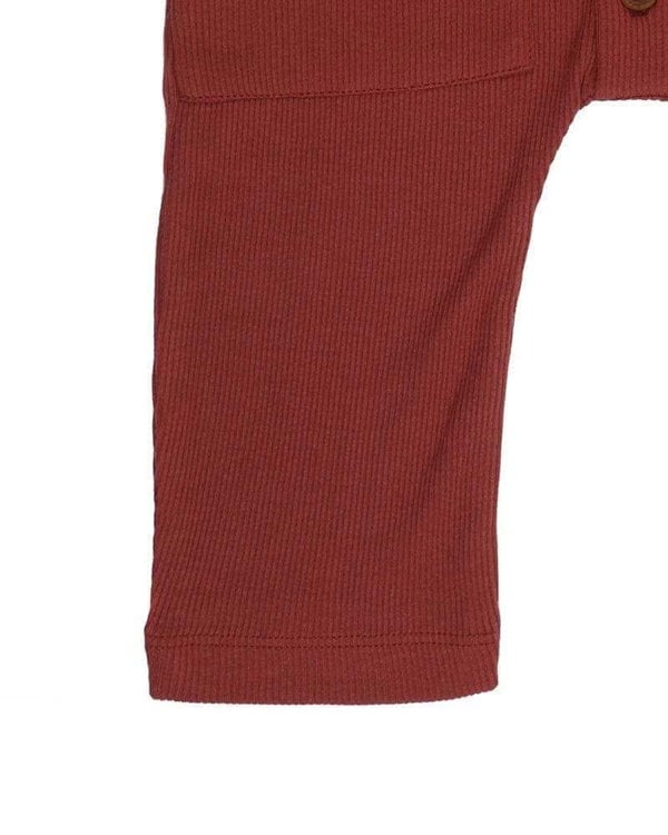 Red Rib Jumpsuit - image 4