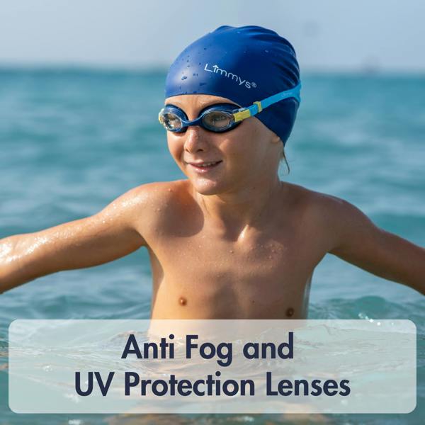 Limmys Premium Kids Swim Goggles - Blue