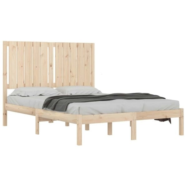 Berkfield Bed Frame Solid Wood Pine 120x200 cm