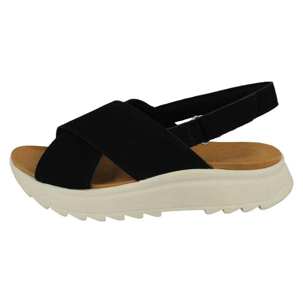 Clarks Ladies Clarks Cross Detailed Chunky Sole Slingback Sandals DashLite Wish