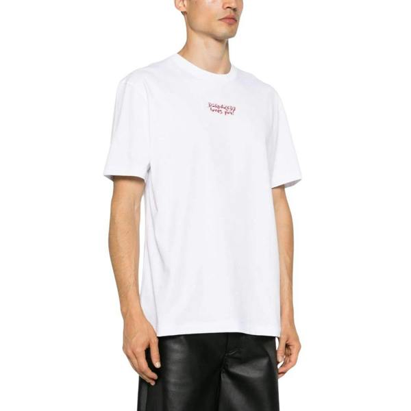 DSquared2 Mens Loves You Logo T-Shirt - White - 