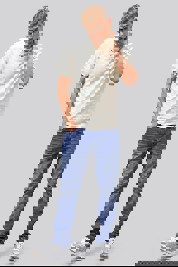 ENORSIA Mens Cotton Blend Slim Fit Jeans