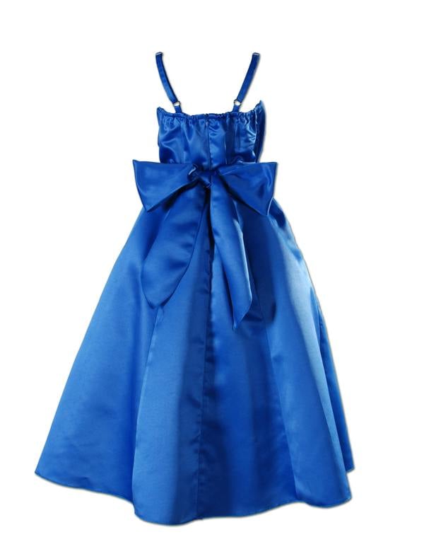 Cinda Satin Young Bridesmaid Dress