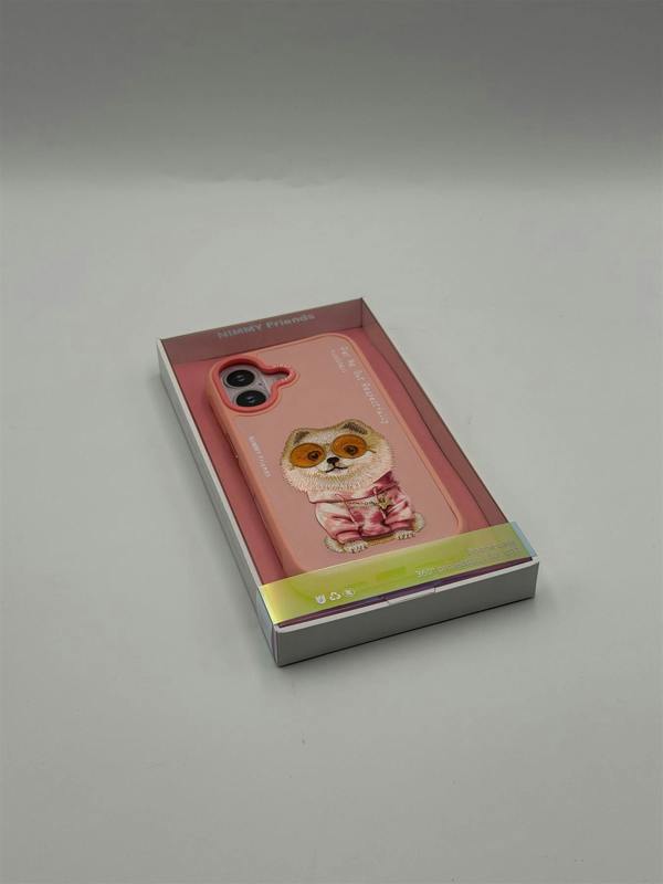 Nimmy Friends Nimmy Glass Cool Dog Case with MagSafe for iPhone 17 6.3" Pink - N-YJ-IP17-031