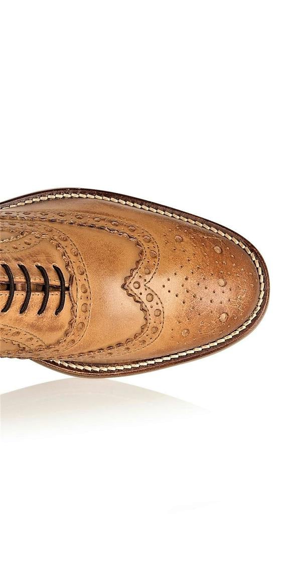 Gatsby Junior Brogues Tan, Shoes, London Brogues  - London Brogues