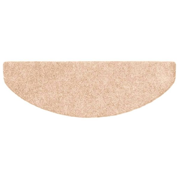 Berkfield Self-adhesive Stair Mats 5 pcs Brown 65x21x4 cm Needle Punch