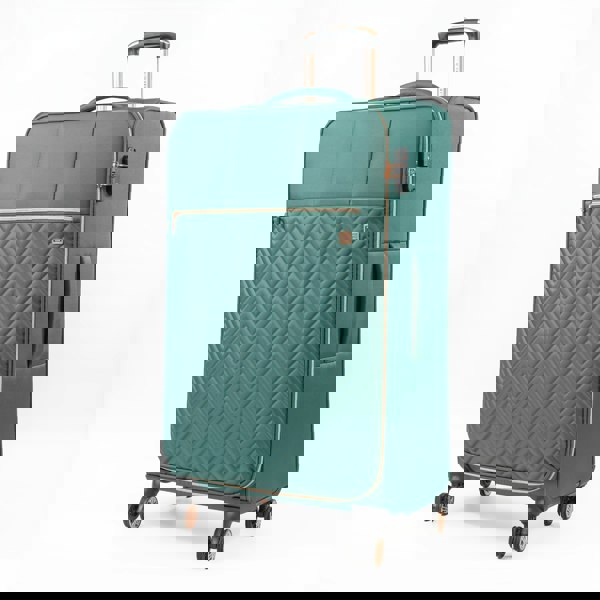 Gino Ferrari Biella Soft Shell Suitcase Lightweight Hold Luggage with Tested Wheels