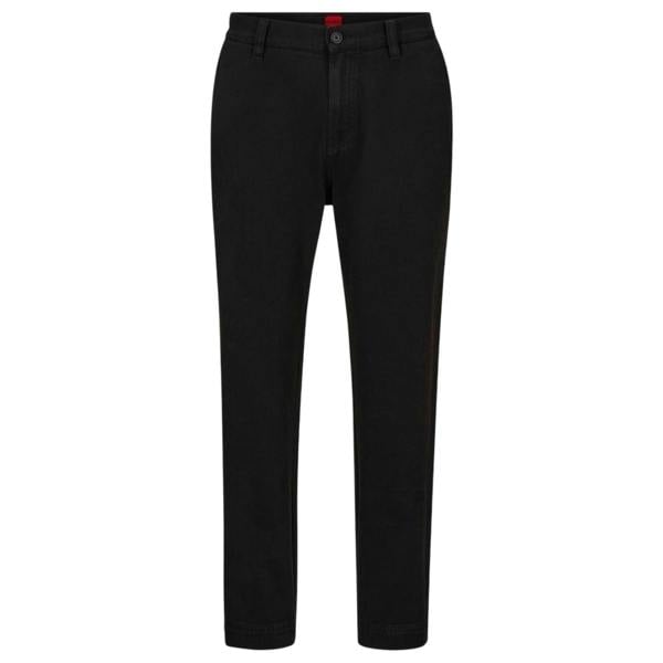 Hugo Mens Zeebo Regular Trousers - Black - 