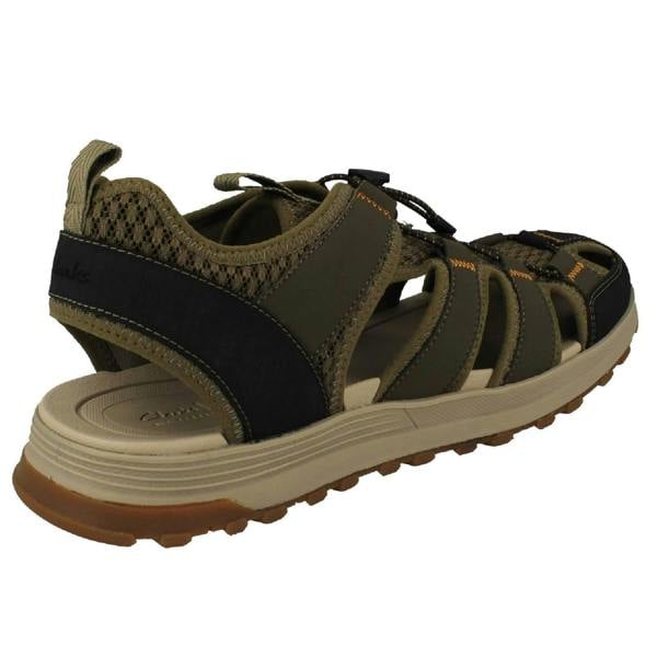 Clarks Mens Clarks Closed-Toe Mimic Grip Sole Sandals ATL Trek Wave