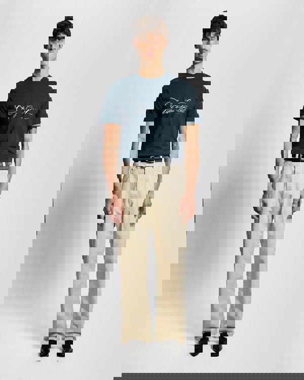 Lyle & Scott Superfine Mens Graphic T-Shirt - X898 Carbon