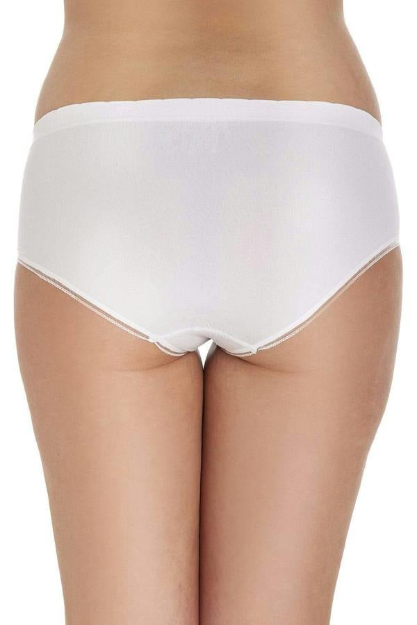 Camille Women's High Leg Briefs in Black Seamless Ladies Knickers 3 Pack