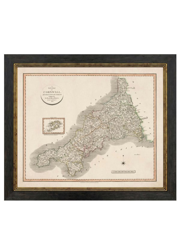 Exceptional Art c.1806 County Maps of England