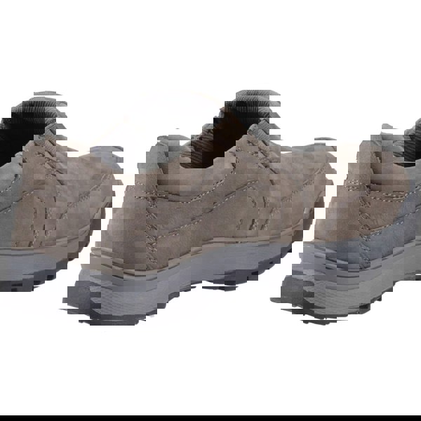 Hush Puppies Jasper Leather Men's Grey Nubuck Moccasins Shoes