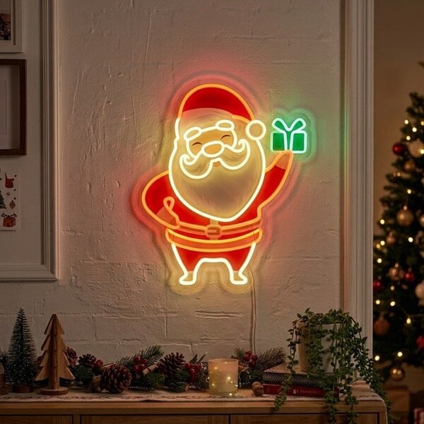Garden Greatness Radiant Santa Claus USB Neon Light