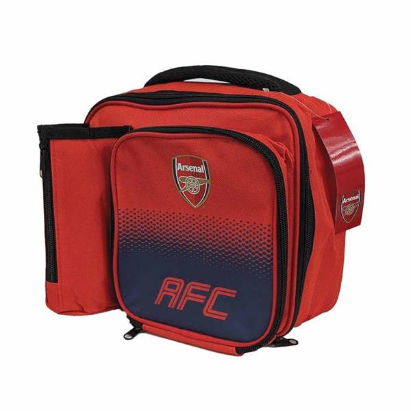 Arsenal FC Lunch Bag with Bottle Holder, Lunch Accessories, Sports, Gift