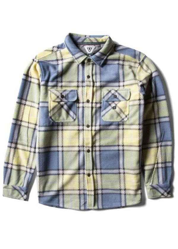 Vissla Eco-Zy LS Polar Flannel - Muted Lime