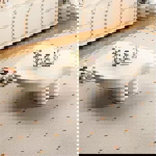 Quincy Coffee Table, Cream-Ritconcept-Rit Concept