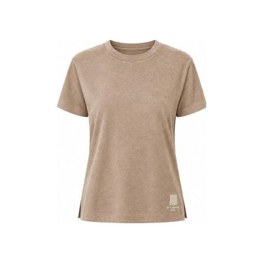 By Lanvin Shoulder Logo Taupe T-Shirt