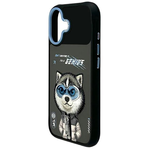 Nimmy Friends Nimmy Cool & Cute 2.0 Husky Case with MagSafe for iPhone 17 6.3" Grey Blue - N-KMLL-IP17-017-A