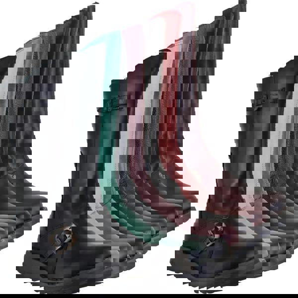 Fly London Mes 2 Womens Wedge Heel Leather Buckle Mid-Calf Boots