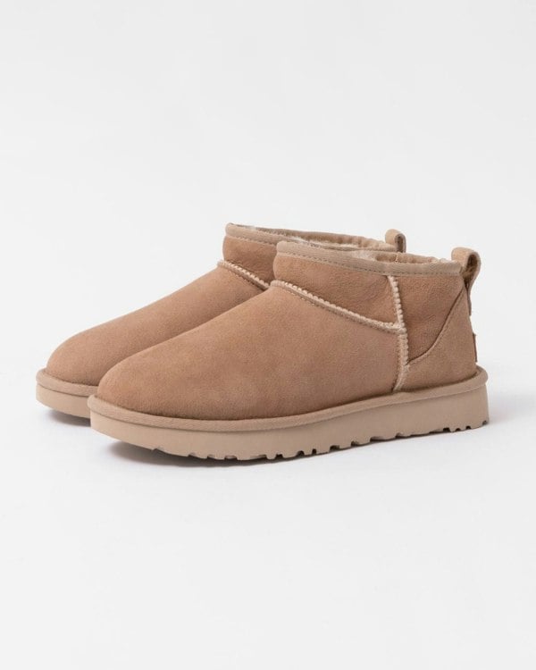 UGG Classic Ultra Mini Womens Boot - Sand - CHO - Designer Womens Boots