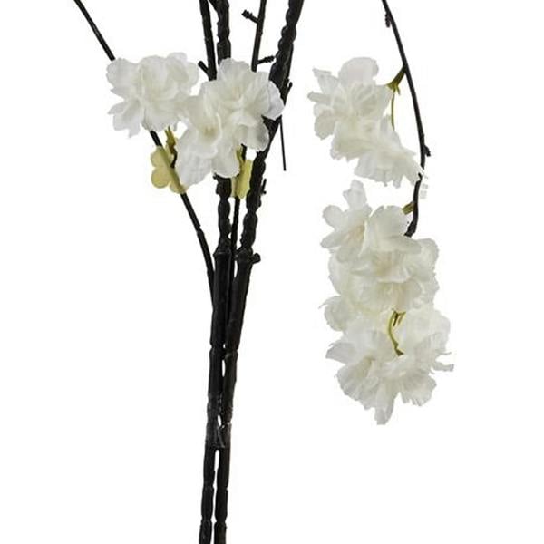 Hill Interiors Cherry Blossom Artificial Flower - White - 