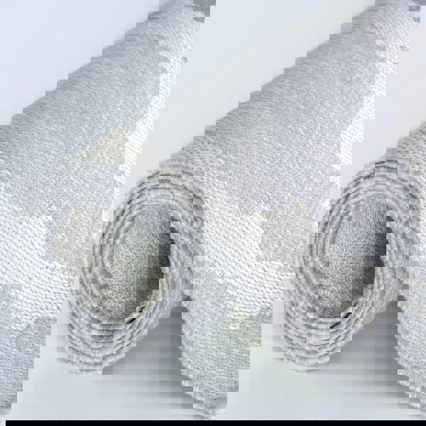 Grey Trellis Design Outdoor Rug for Garden & Patio