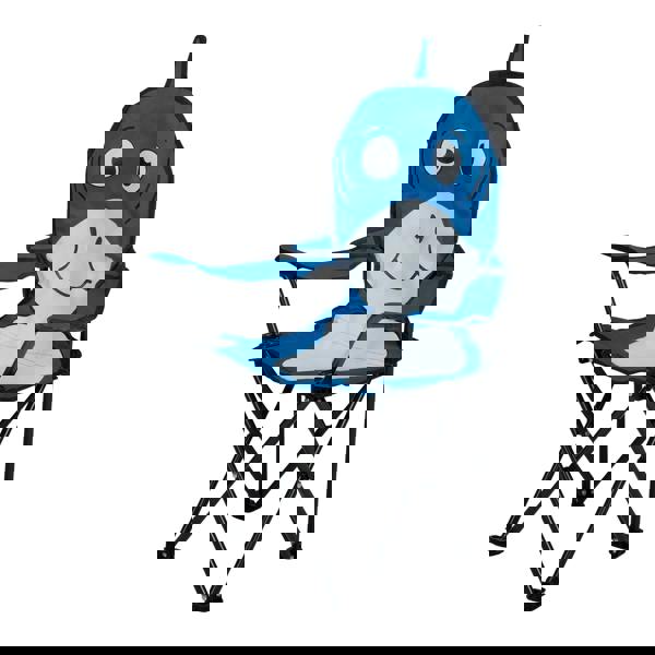 Regatta Childrens/Kids Bubbles The Shark Folding Chair - Hawaiian Blue