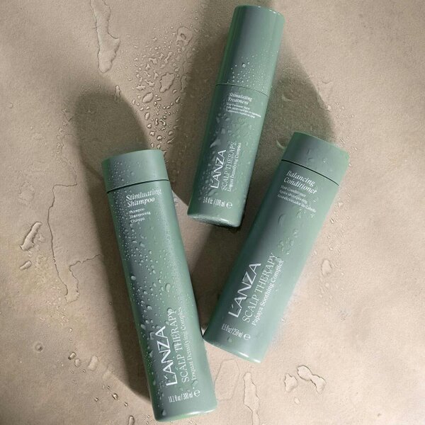 L'Anza Scalp Therapy Stimulating Shampoo 300ml + Koozie