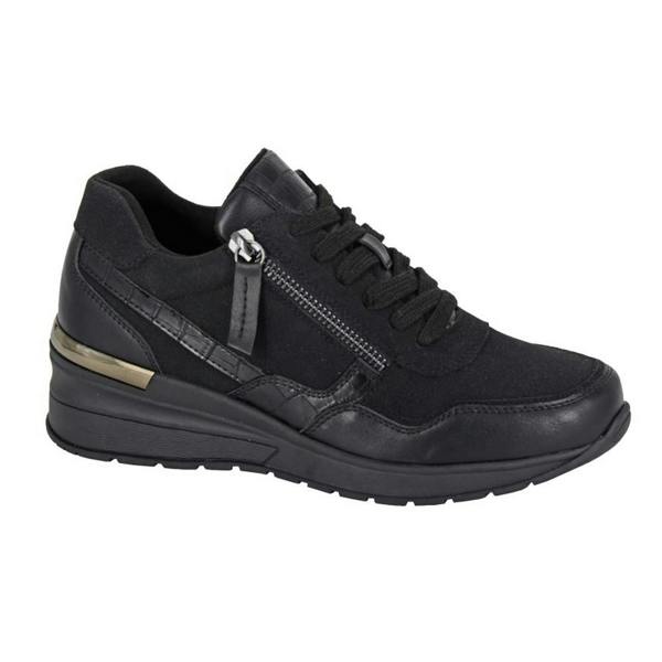 Cipriata Womens/Ladies Ada Glamour Trainers - Black - 