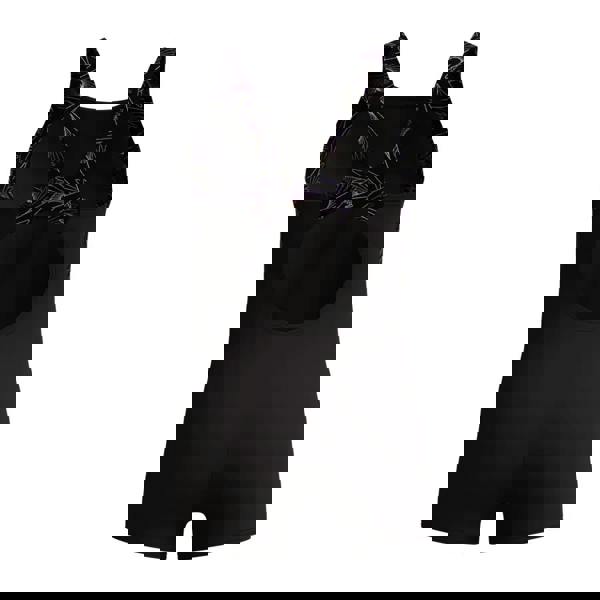 Black and purple Speedo girls hyperboom splice legsuit with floral top