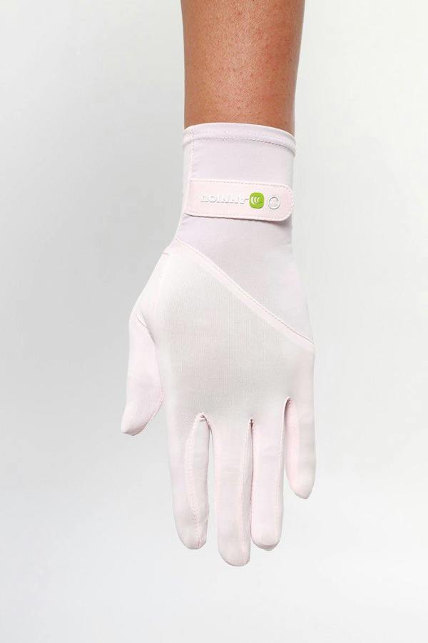Anniou UPF 50+ Color-Block Anti-Slip Gloves - pink
