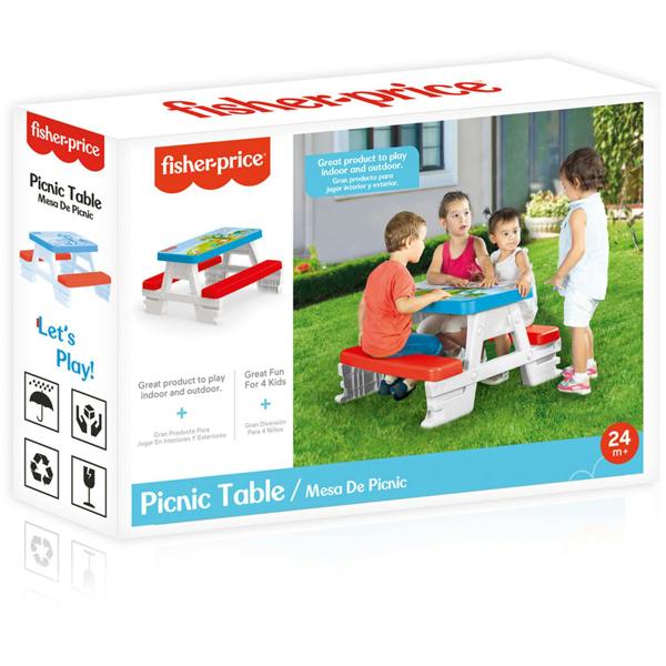 Dolu Fisher-Price Children's Picnic Table - White