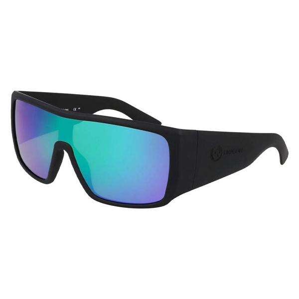Dragon ROCKER - Matte Black with Polarized Lumalens Green Ionized Lens