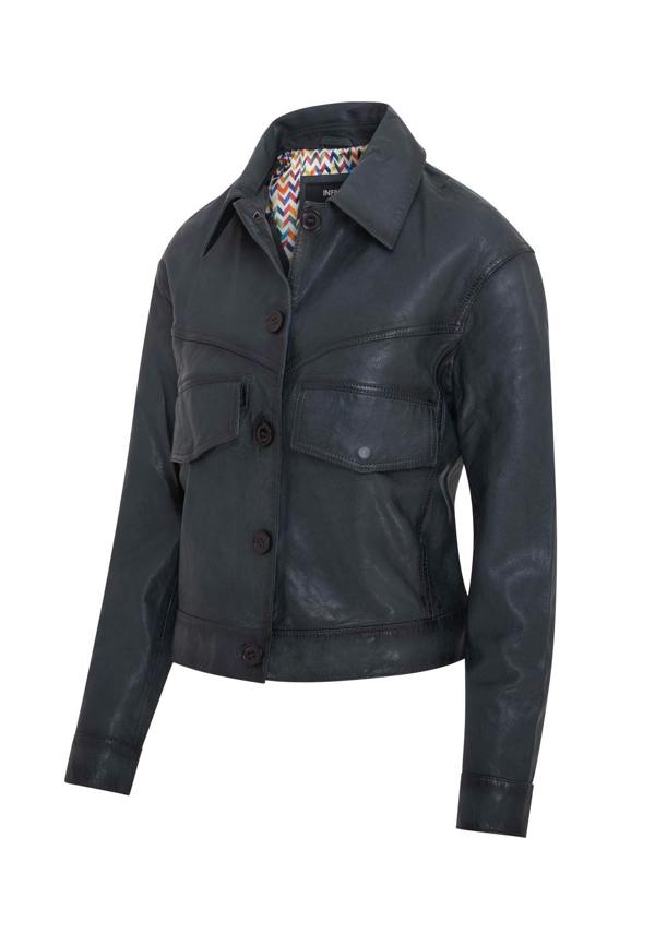 Infinity Leather Womens Retro Biker Leather Jacket - Kopervik