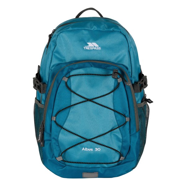 Trespass Albus 30 Litre Casual Rucksack/Backpack - Storm Blue/Bondi Blue