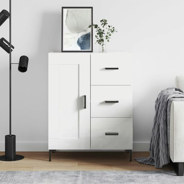 Berkfield Sideboard White 69.5x34x90 cm Engineered Wood