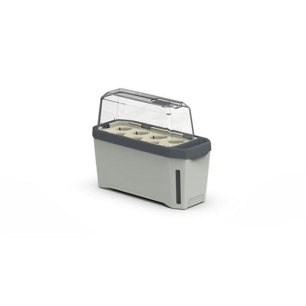 HARRY HERBS 4 in 1 herb pot - Light Grey