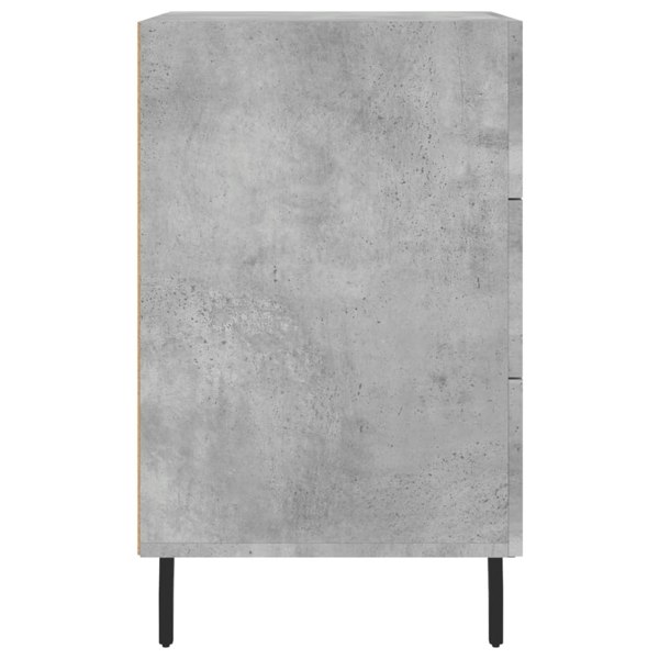 Berkfield Bedside Cabinet Concrete Grey 40x40x66 cm Engineered Wood