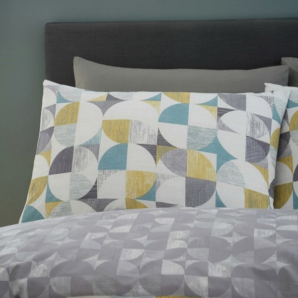 Catherine Lansfield Retro Circles Reversible Duvet Cover Set