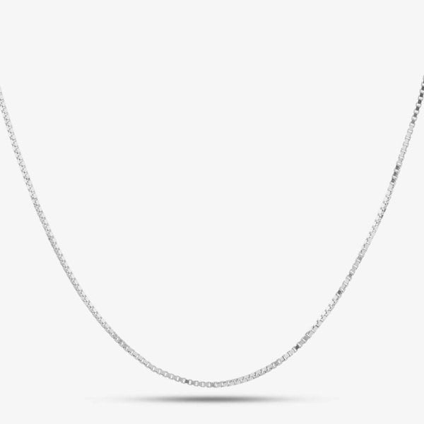 T. H. Baker Sterling Silver 18 Inch Box Chain VD4DC080/0.45