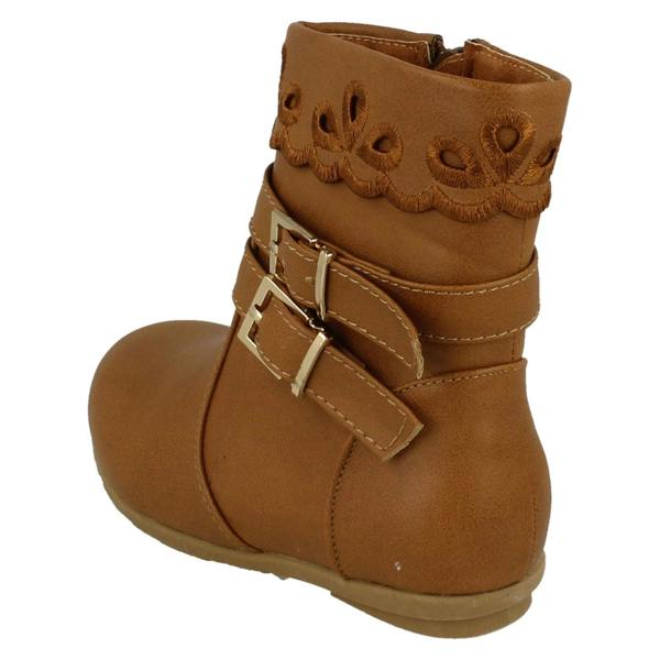 Spot On Girls Spot On Ankle Boots with Buckle Detail