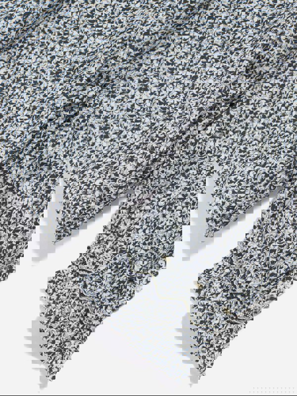 Bonpoint Girls Petal Smocked Blouse in Blue