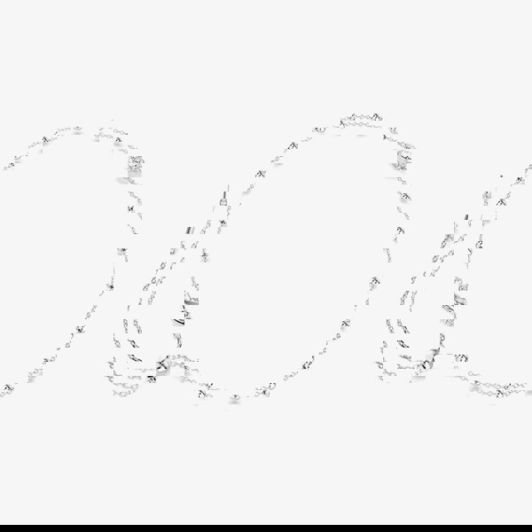 Swarovski Una Rhodium Plated Round White Crystal Necklace 5733116