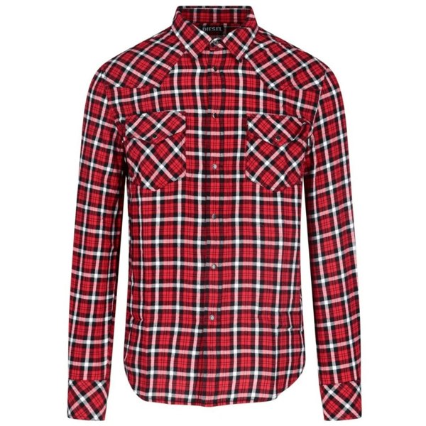 Diesel Racing Red Check Men