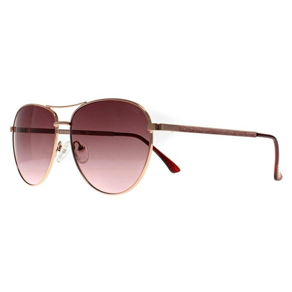 Guess Sunglasses GF6157 28T Shiny Rose Gold Bordeaux Gradient