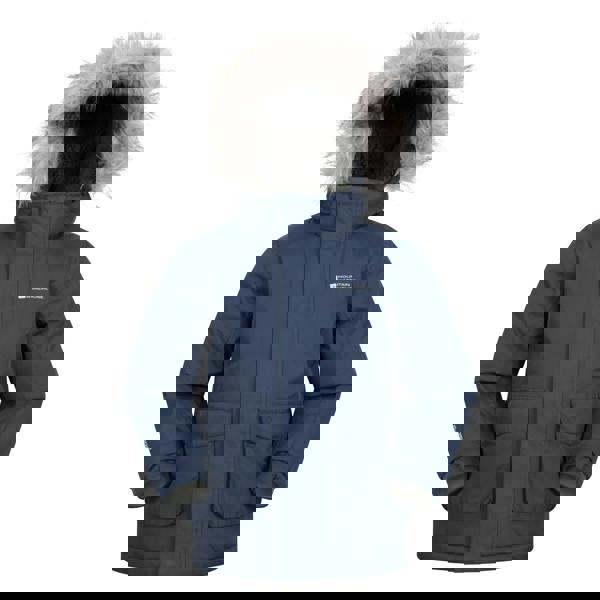 Mountain Warehouse Childrens/Kids Ranger Logo Water Resistant Jacket - Blue