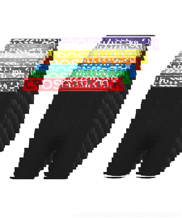 Crosshatch Septet Boxers 7pk Black Assorted